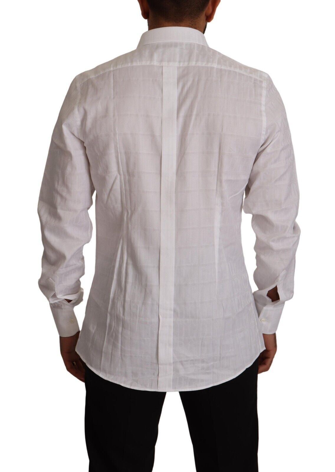 Dolce &amp; Gabbana Elegant White Cotton Shirt - Slim Fit