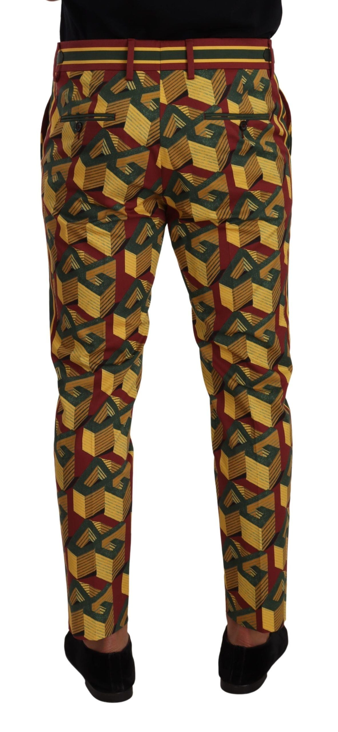 Dolce &amp; Gabbana Elegant Multicolor Tapered Pants for Men