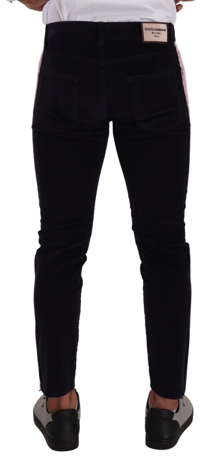 Dolce & Gabbana Elegante Slim Fit Cord-Skinny Jeans