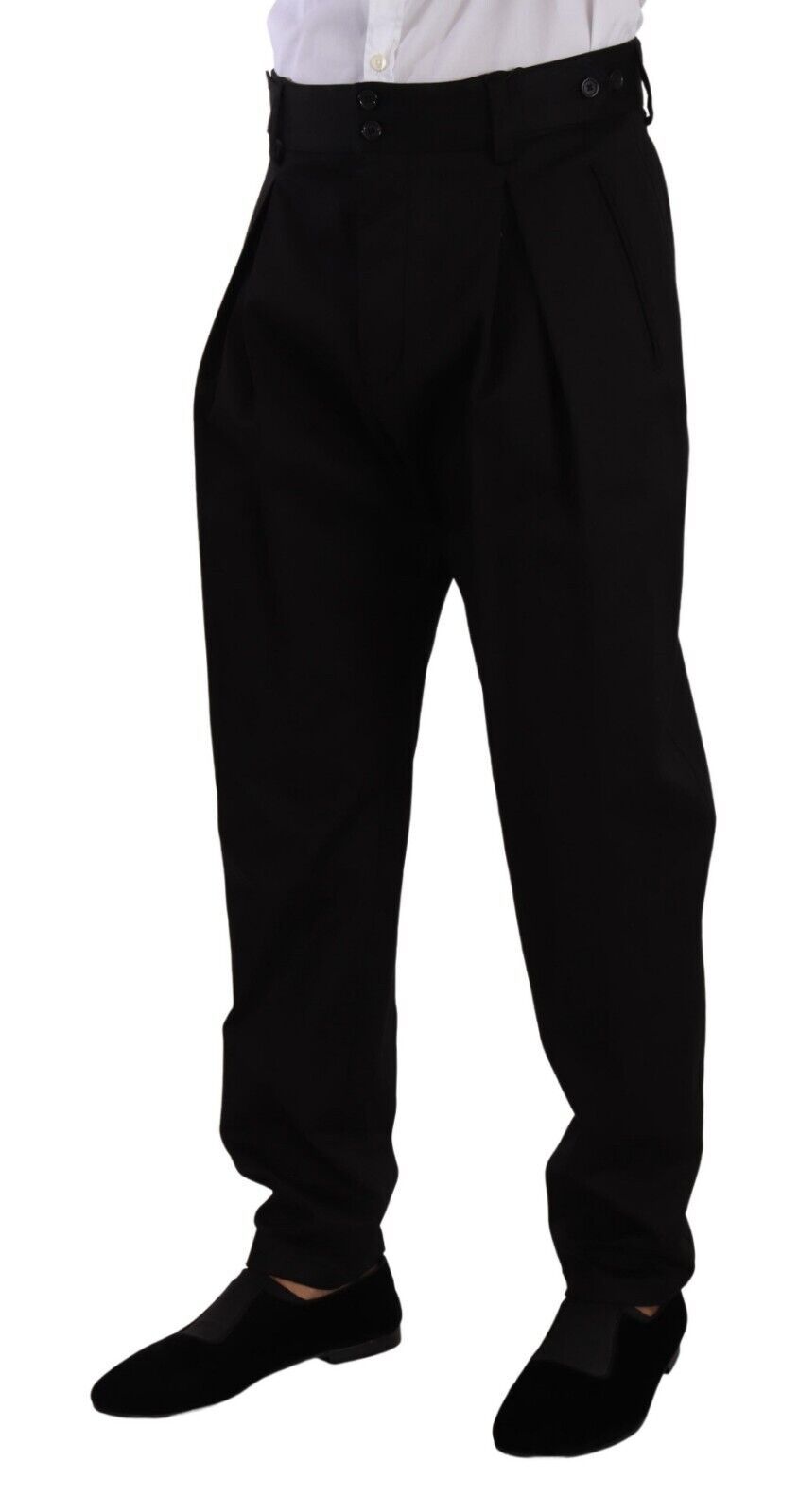 Dolce &amp; Gabbana Elegant slim-fit cotton trousers