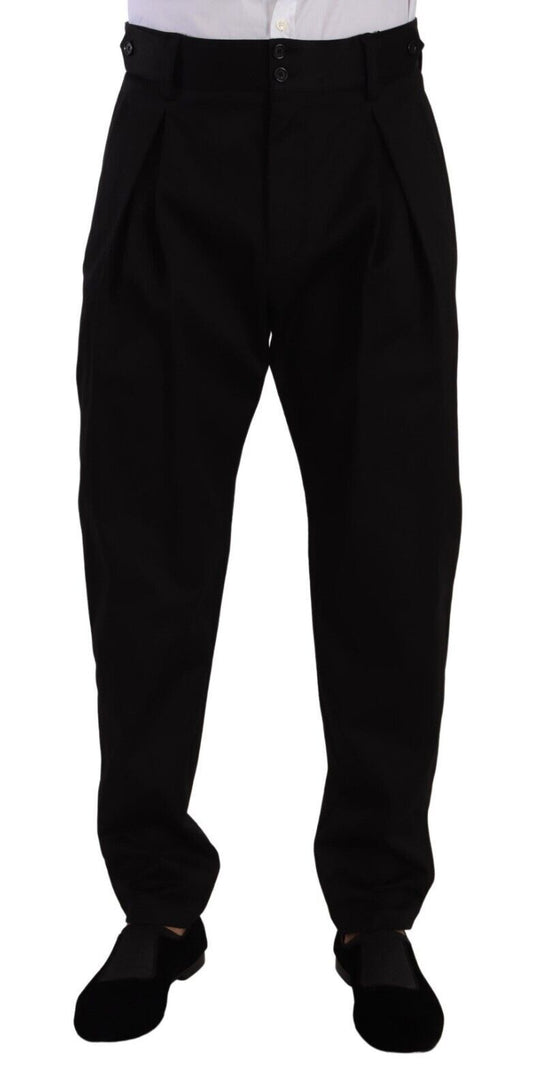 Dolce & Gabbana Elegante Slim-Fit-Hose aus Baumwolle