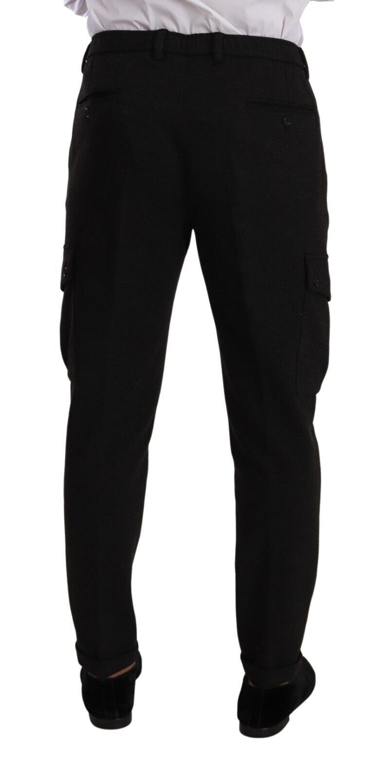 Dolce &amp; Gabbana Slim Skinny Cargo Pants in Timeless Black