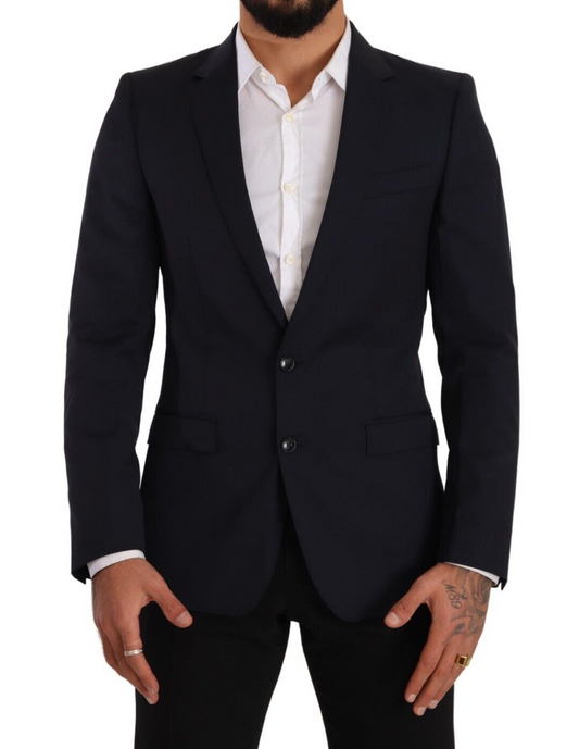 Dolce &amp; Gabbana Simple Navy Martini Slim Fit -villableiseri