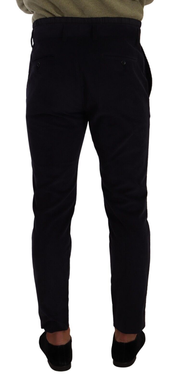 Dolce &amp; Gabbana Slim Fit Luxe Corduroy Pants in Dark Blue