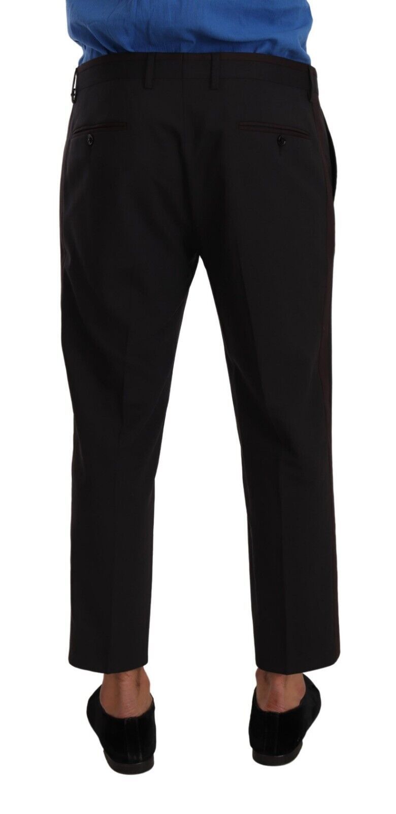 Dolce &amp; Gabbana Elegant Cropped Wool Stretch Pants