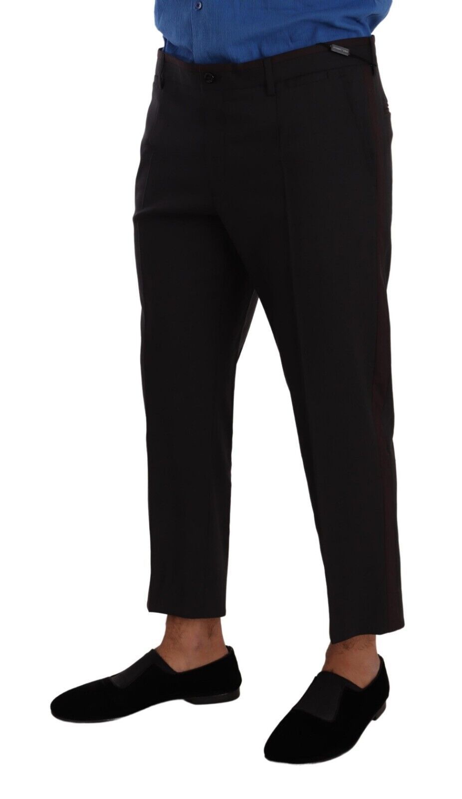 Dolce &amp; Gabbana Elegant Cropped Wool Stretch Pants