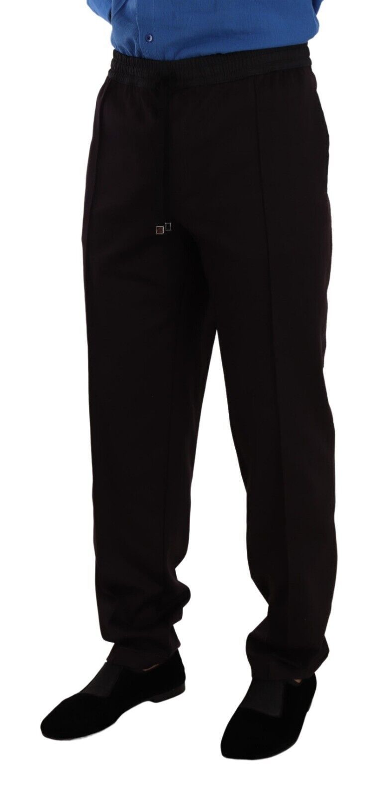 Dolce &amp; Gabbana Elegant burgundy cotton sweatpants