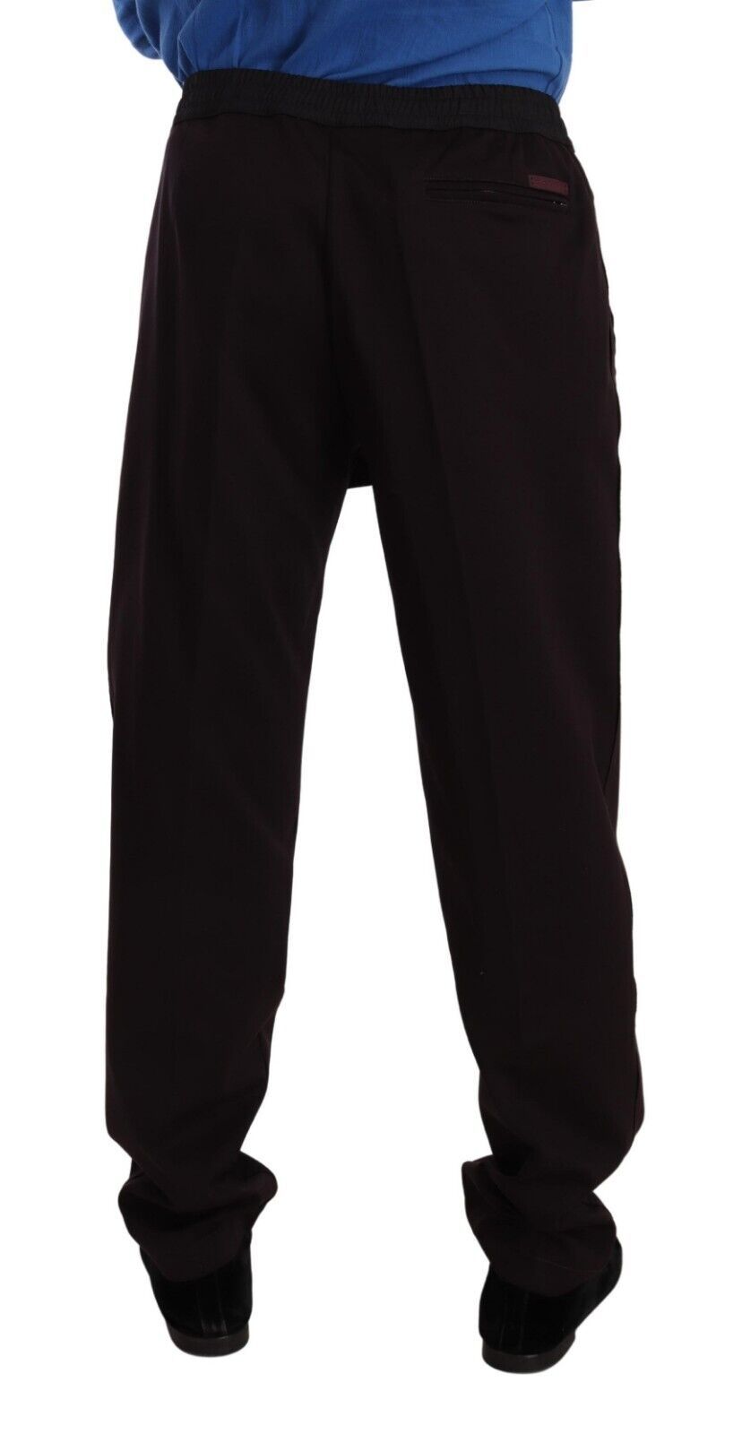 Dolce &amp; Gabbana Elegant burgundy cotton sweatpants