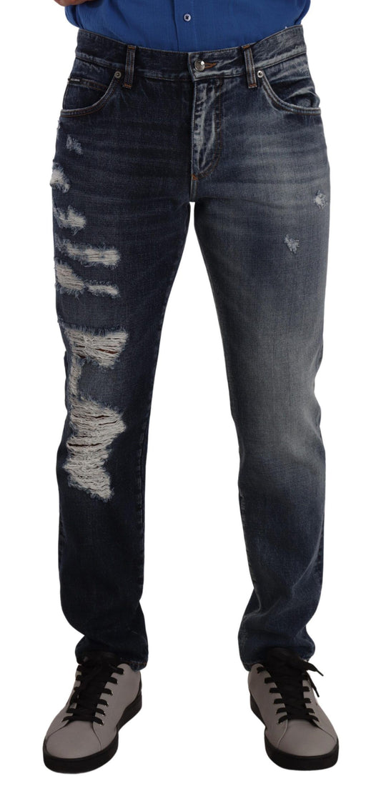 Dolce &amp; Gabbana Chic ripped denim jeans