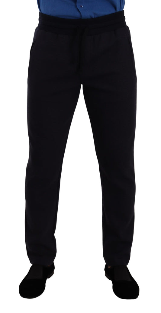 Dolce &amp; Gabbana Elegant Blue Sweatpants for Men