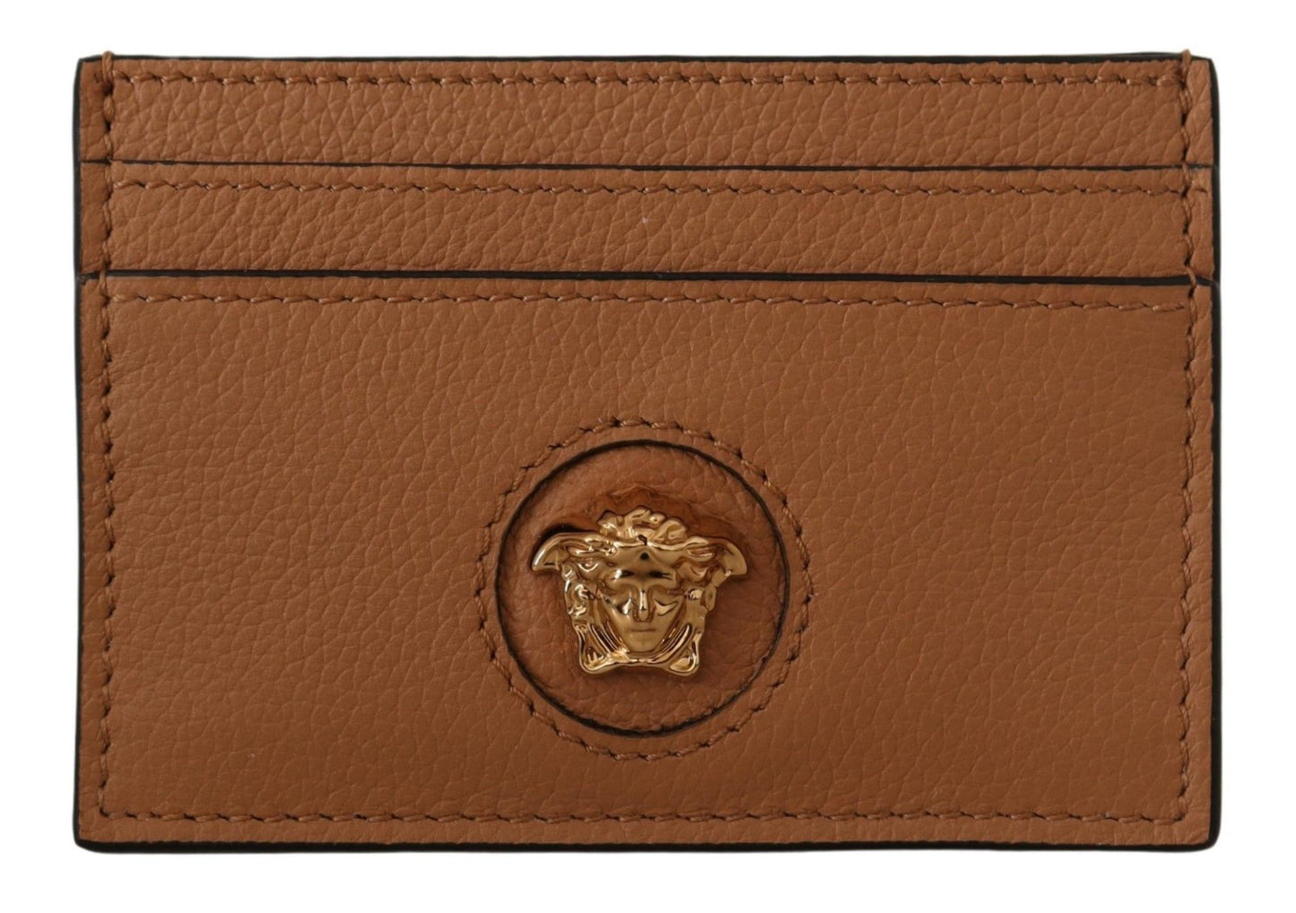 Versace Elegant Medusa Calfskin Card Holder