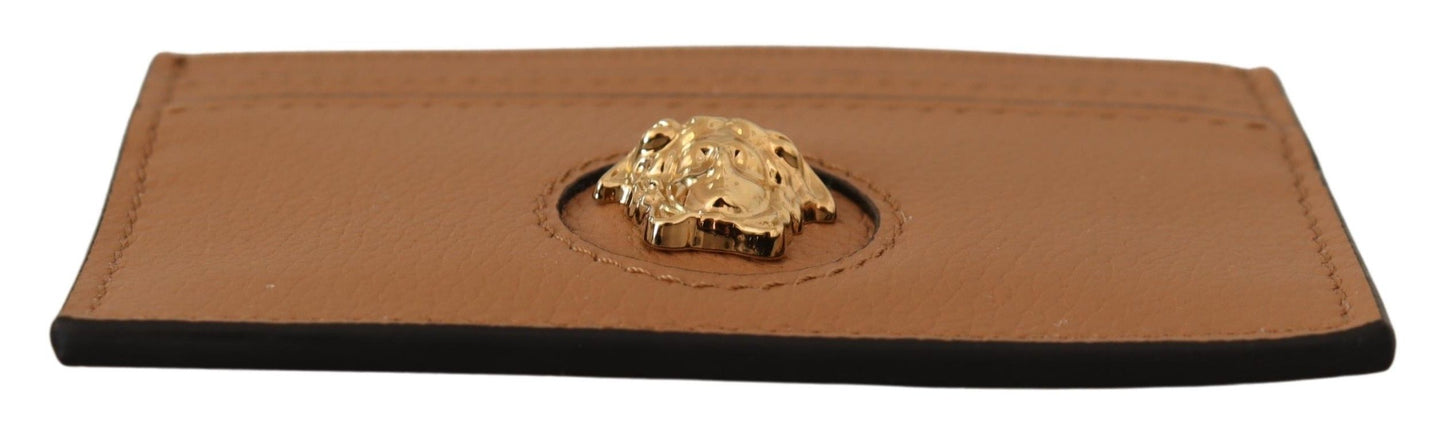 Versace Elegant Medusa Calfskin Card Holder