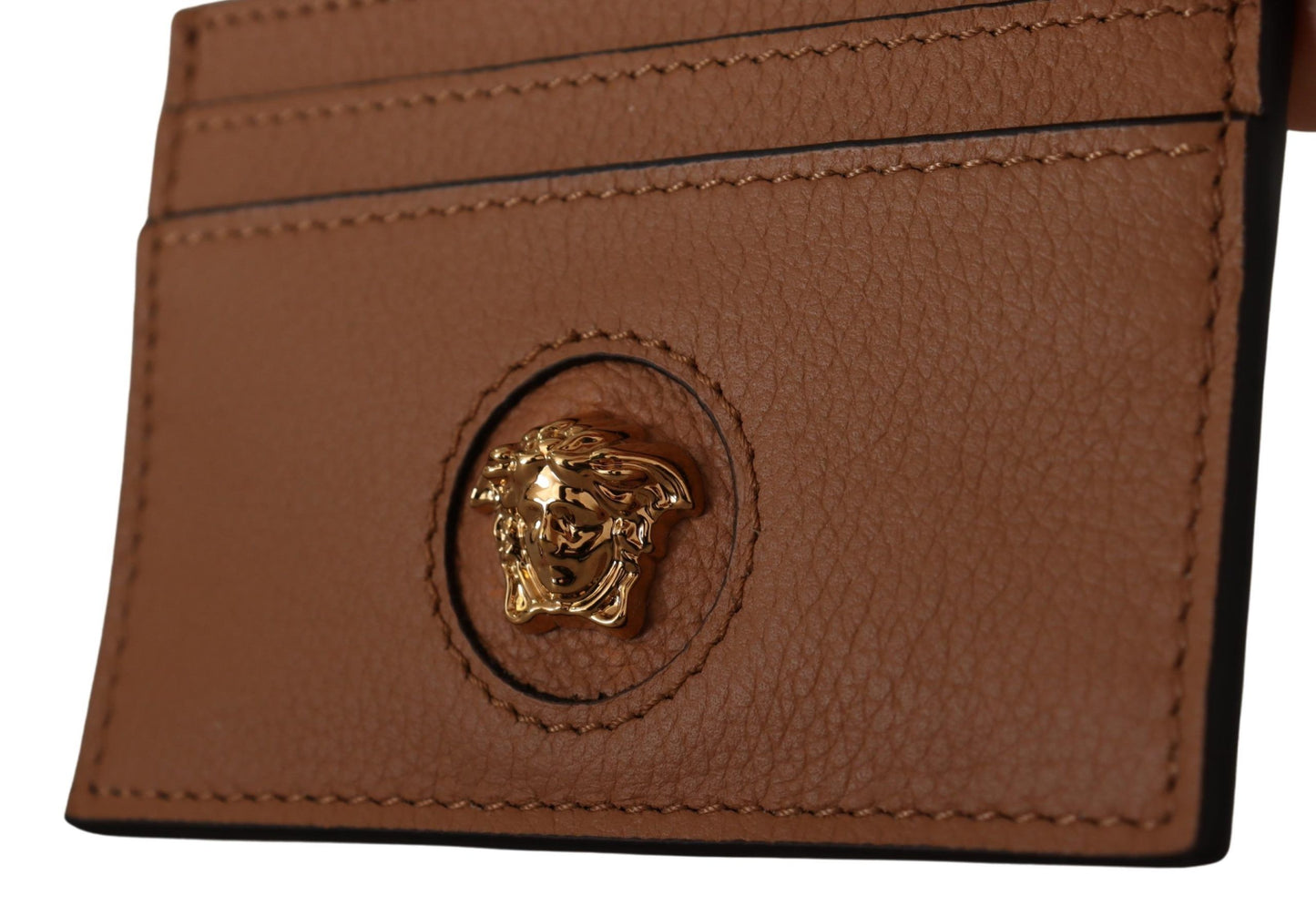 Versace Elegant Medusa Calfskin Card Holder