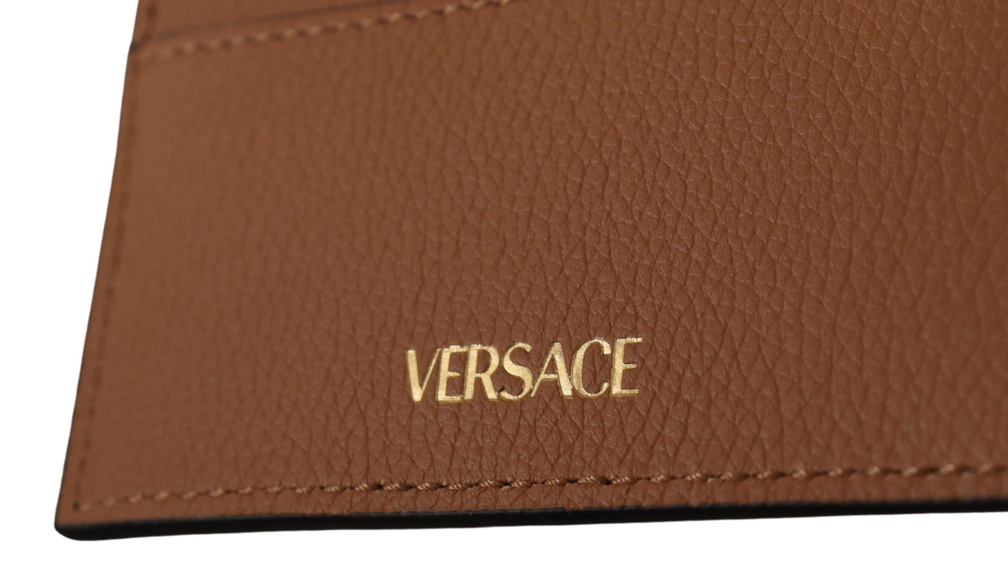 Versace Elegant Medusa Calfskin Card Holder