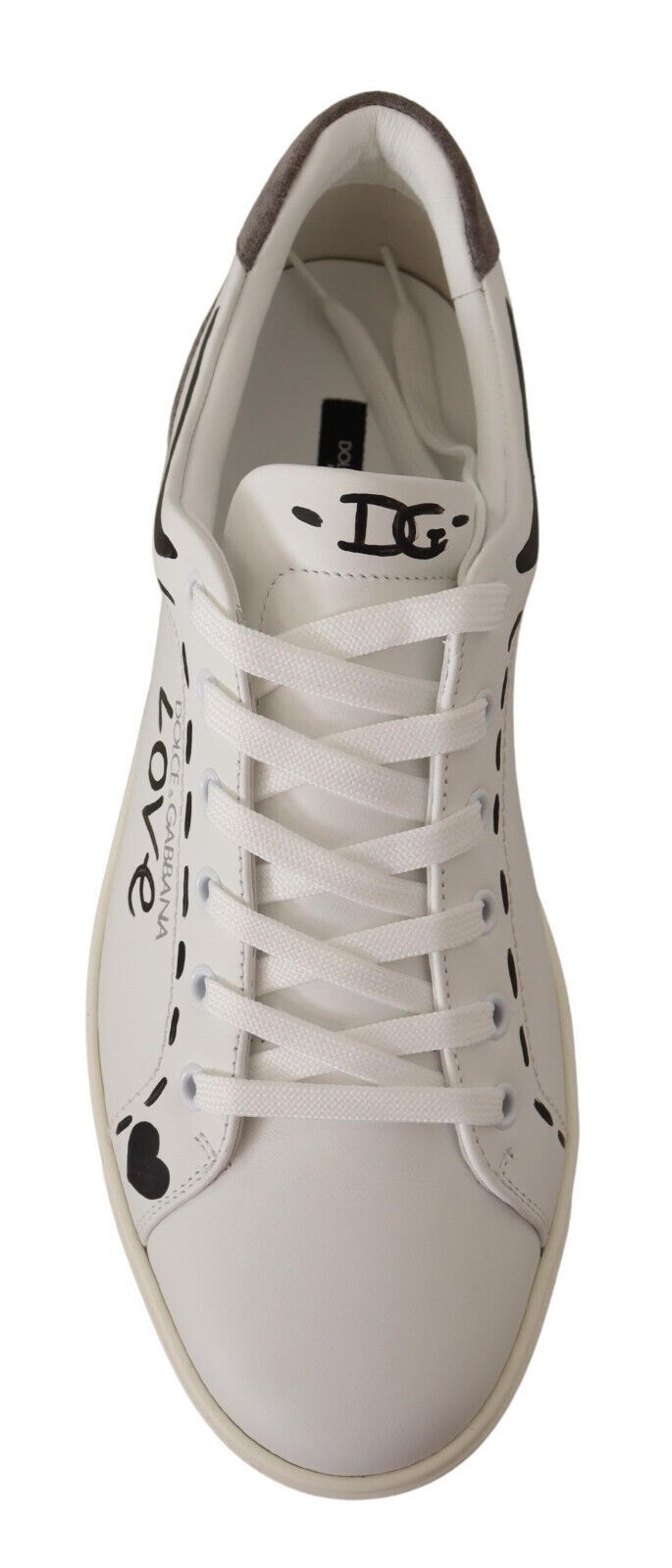 Dolce &amp; Gabbana Elegant casual sneakers in white leather