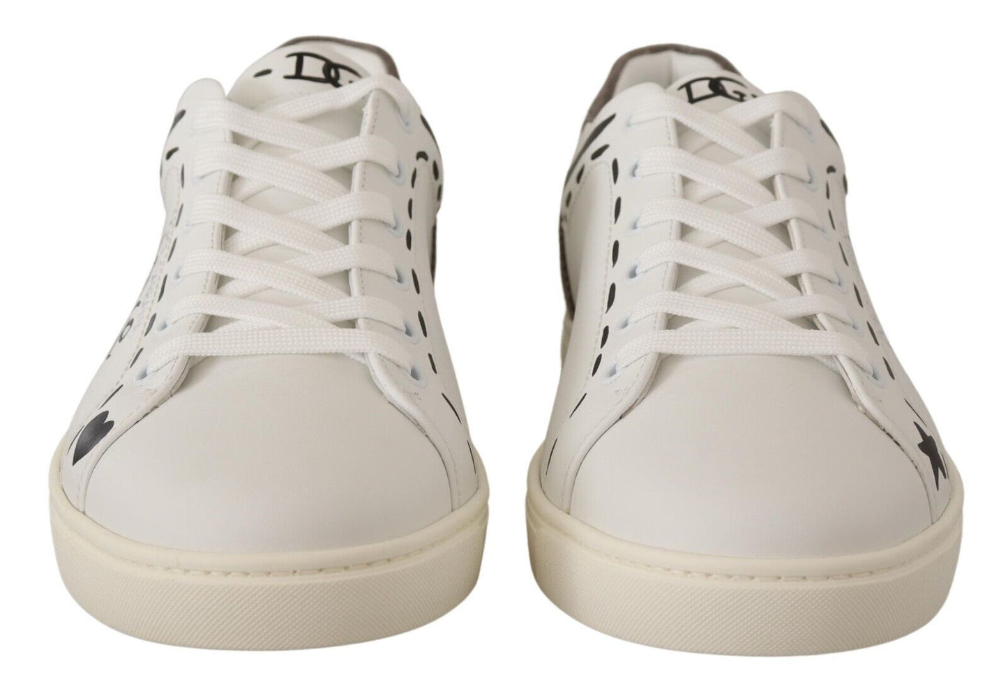 Dolce &amp; Gabbana Elegant casual sneakers in white leather