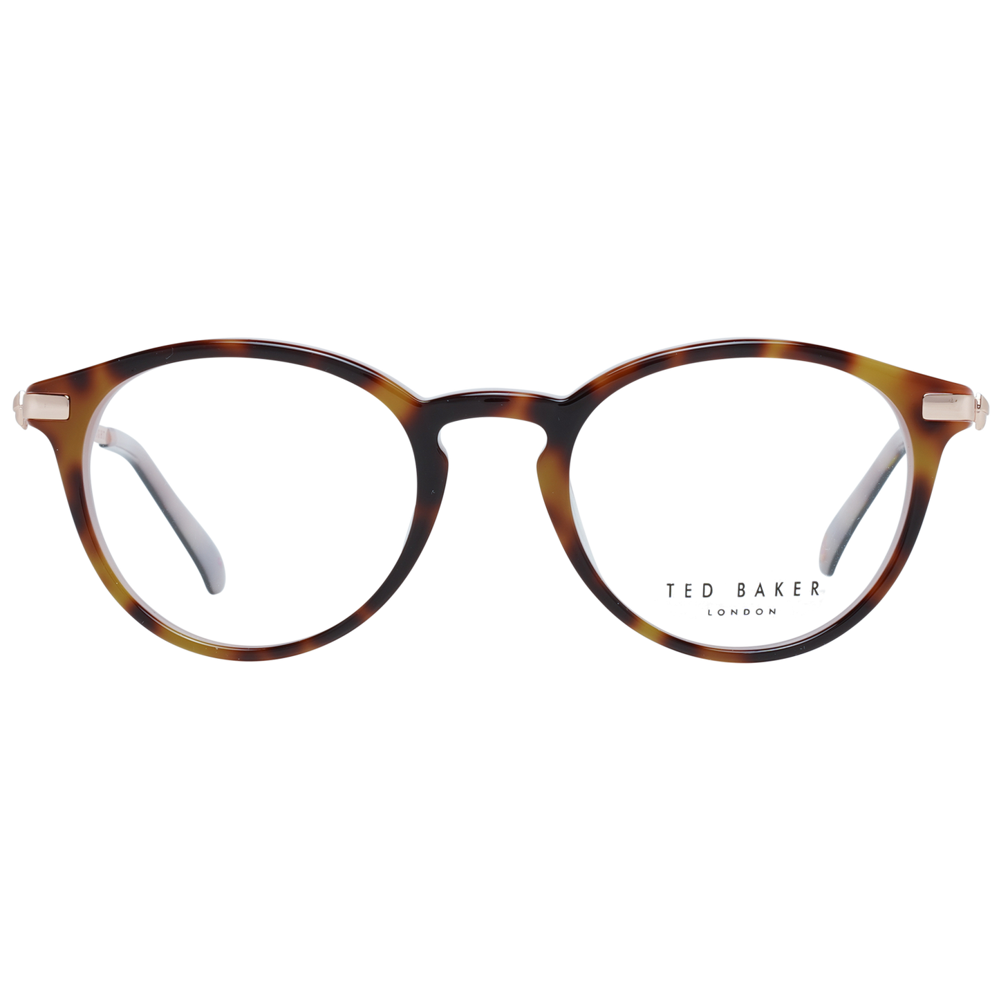 Ted Baker Schicke braune runde Vollrandbrille Mode Frames