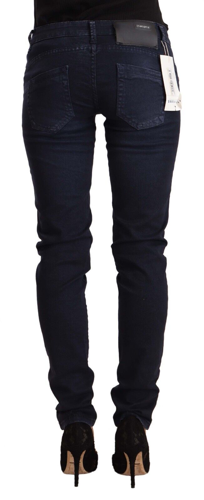 Eight Chic Skinny Denim with Low Waist in Blue