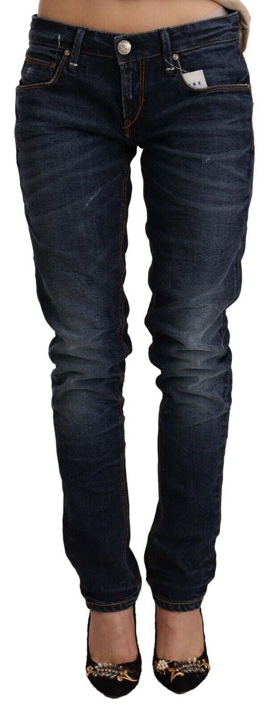 Acht Schicke Slim Fit Skinny Denim mit niedriger Taille