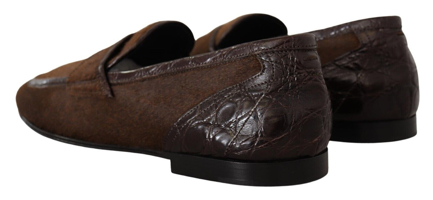 Dolce &amp; Gabbana hienot loaferit eksoottisesta nahasta