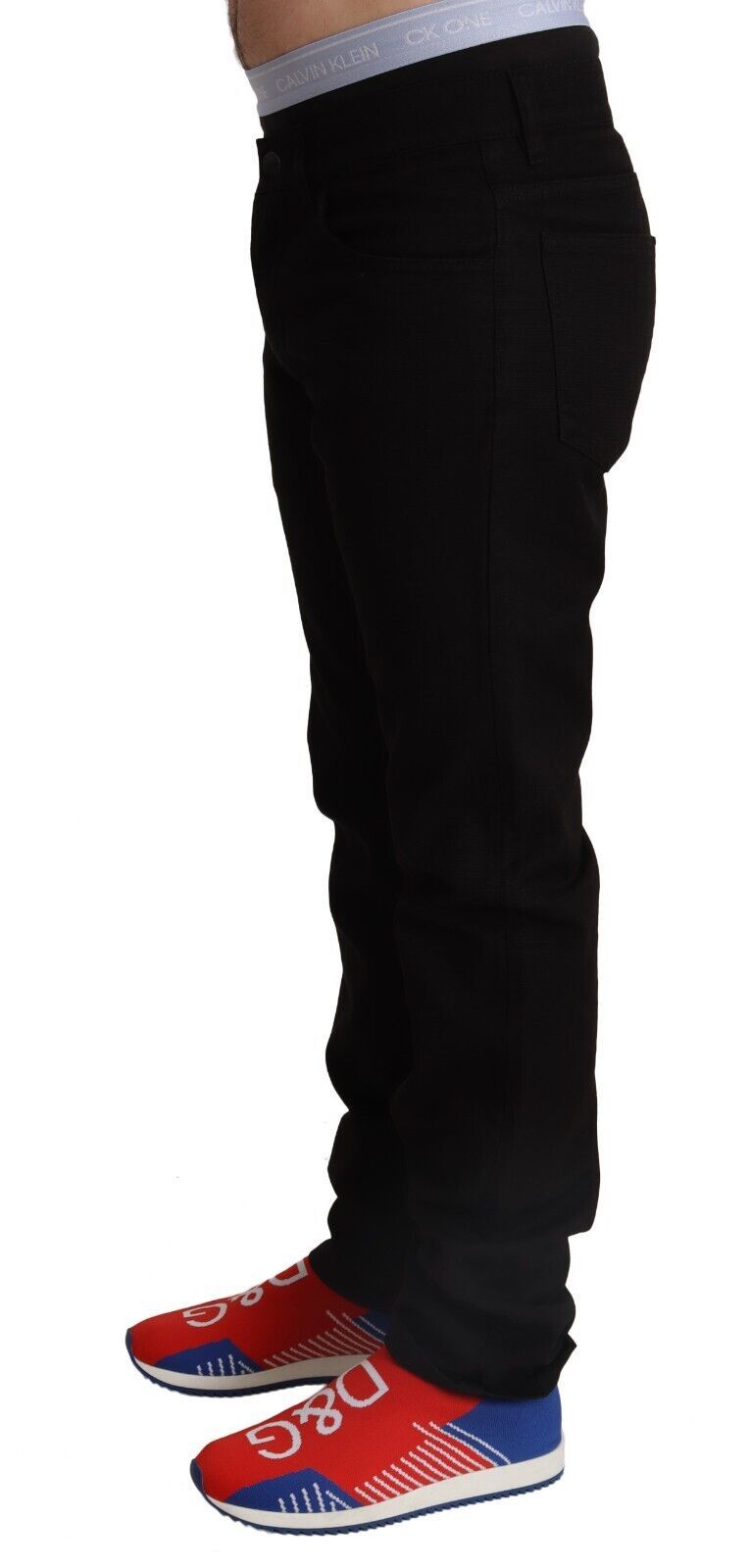 Dolce &amp; Gabbana Elegant skinny pants in black cotton