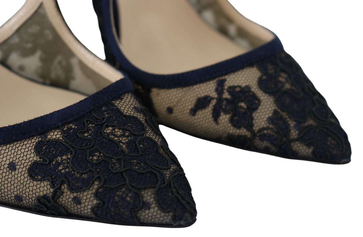 Jimmy Choo Navy Blue Lancer -nahkapumput Elegance Unleashed