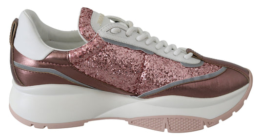 Jimmy Choo Zuckerwatte Glitzer Sneaker Euphorie