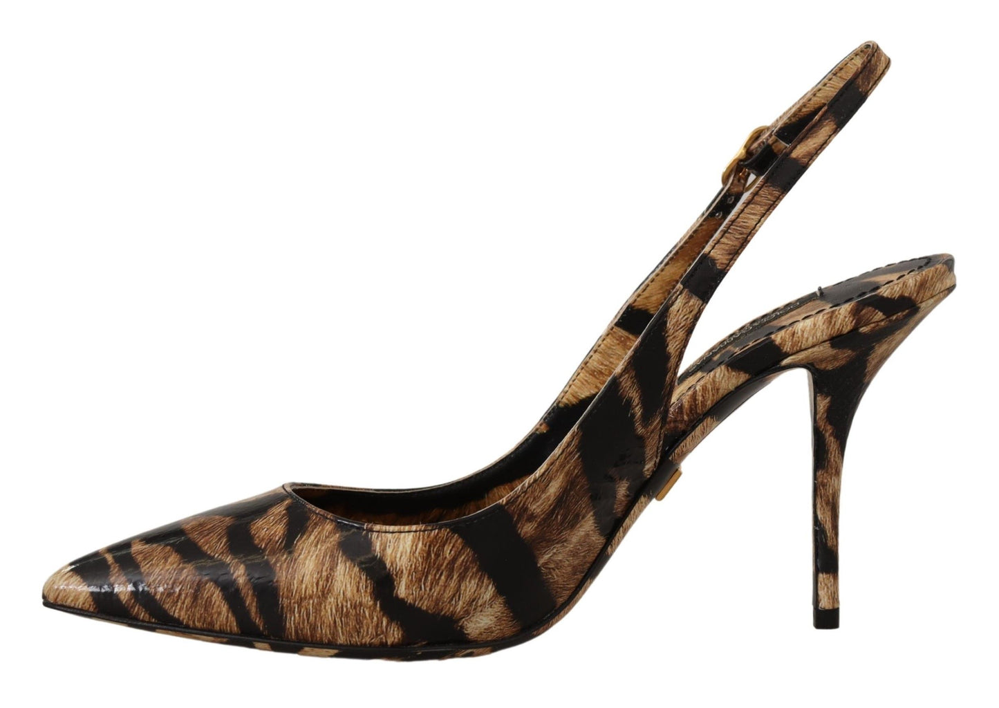 Dolce &amp; Gabbana Tiger Pattern Slingback Heels pumput