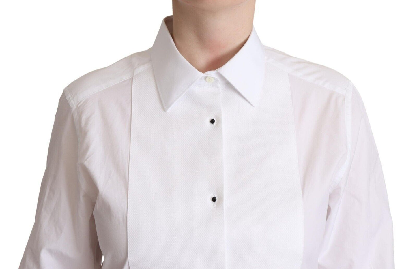 Dolce &amp; Gabbana Elegant white poplin shirt