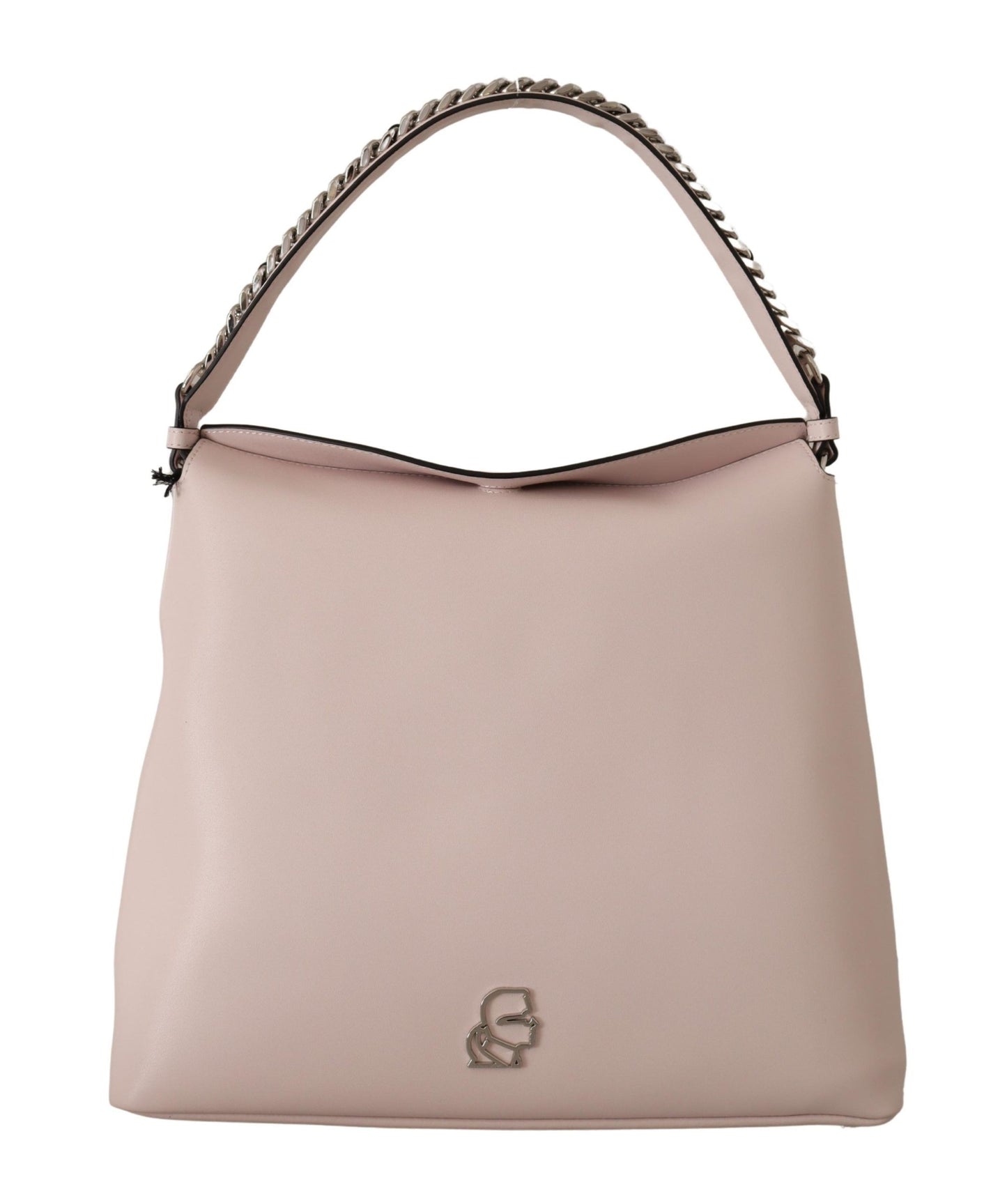 Karl Lagerfeld Elegant shoulder bag made of chalk leather in mauve