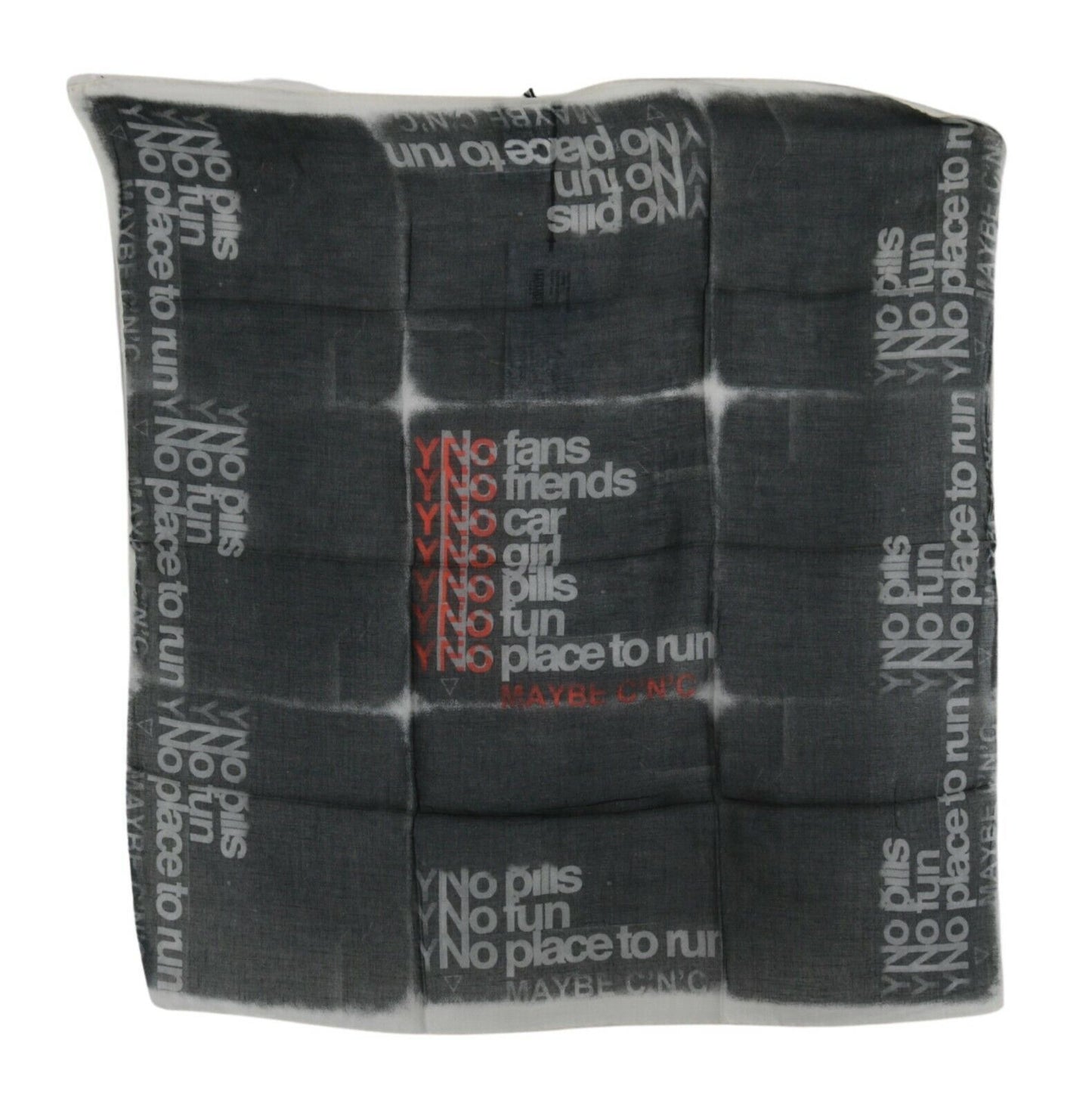 Puku National Monochrome Wool Blend Huivi Bandana