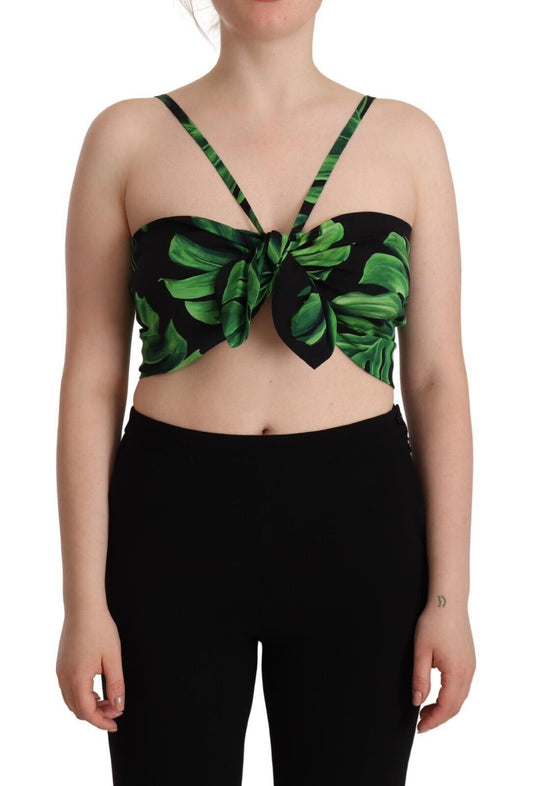 Dolce &amp; Gabbana Elegant foliage with holder for the cropped top