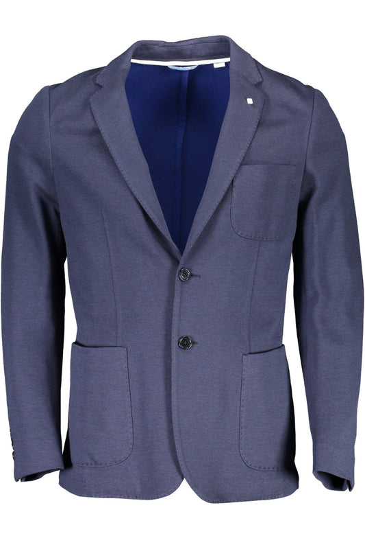 Gant Blaue Baumwolle Männer Jacke