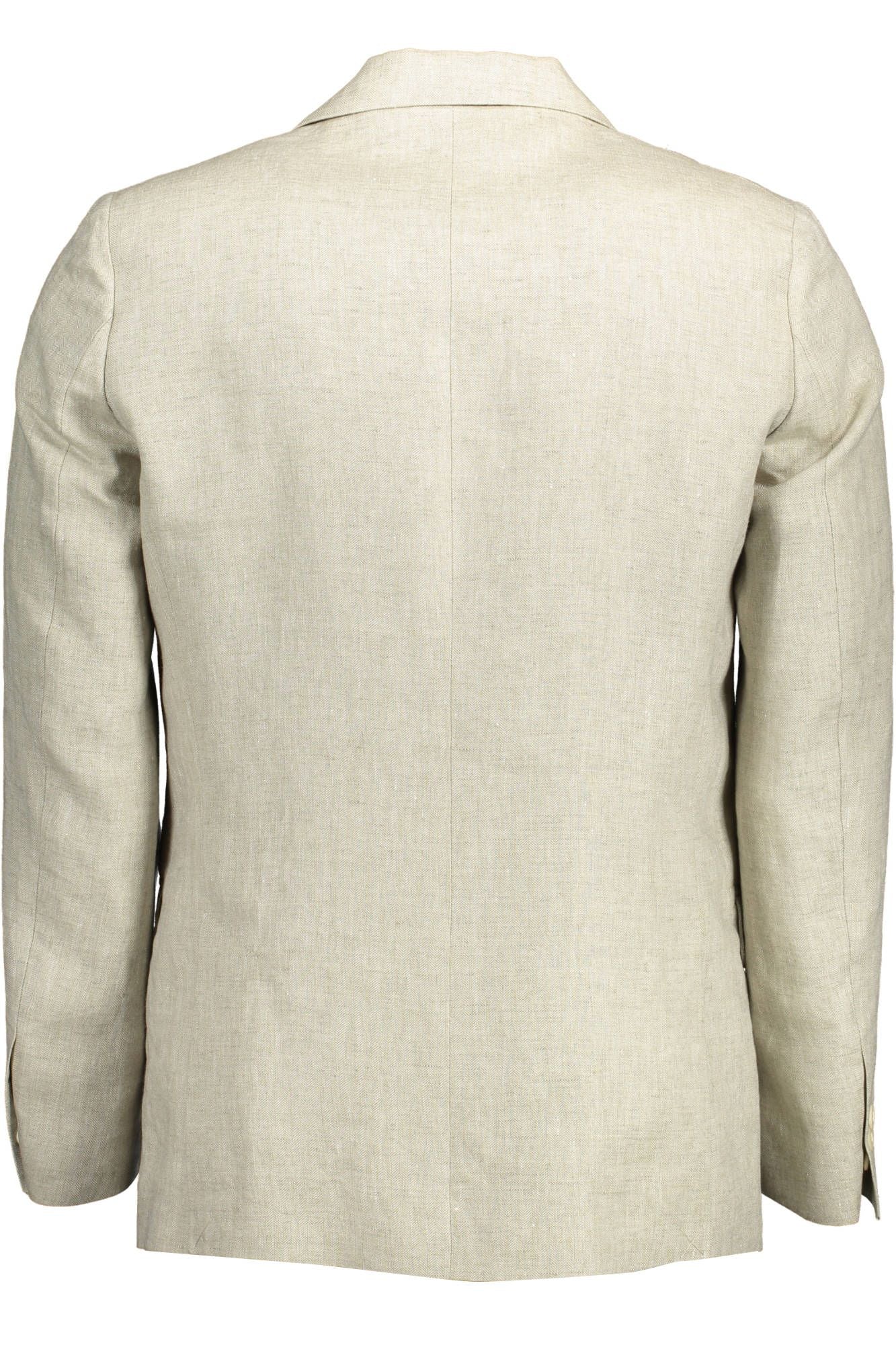 Gant Beige Leinen Herren Jacke