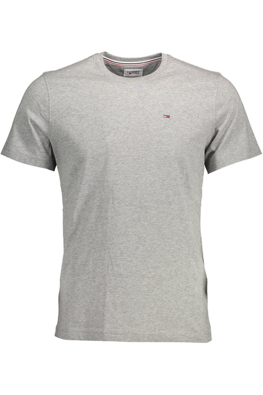 Tommy Hilfiger Graues Baumwolle Männer T-Shirt