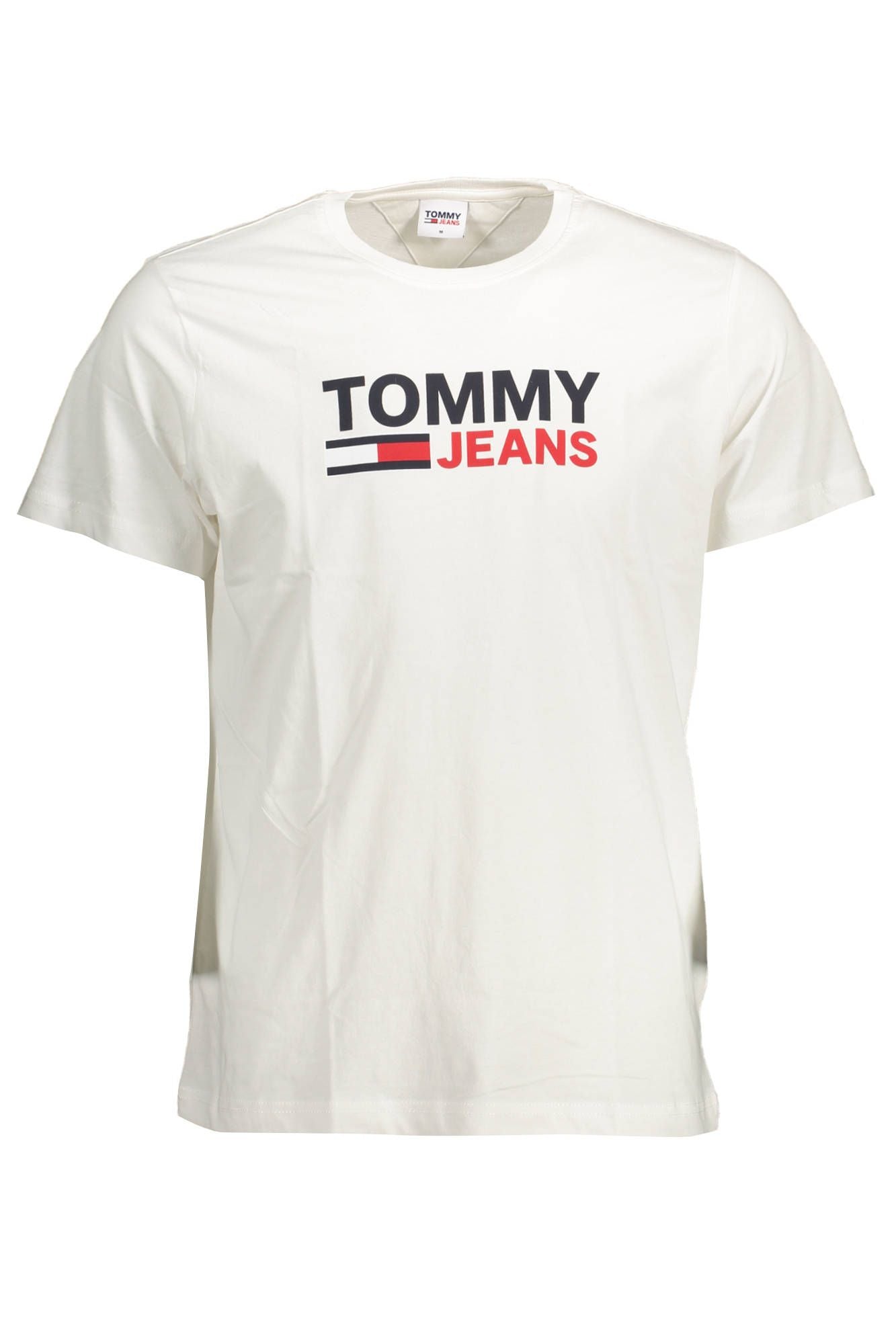 Tommy Hilfiger Weißes Baumwolle Männer T-Shirt