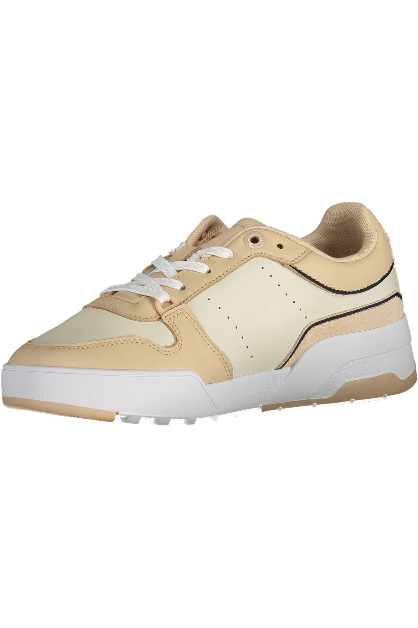 Tommy Hilfiger Beige Leder Damen Sneaker