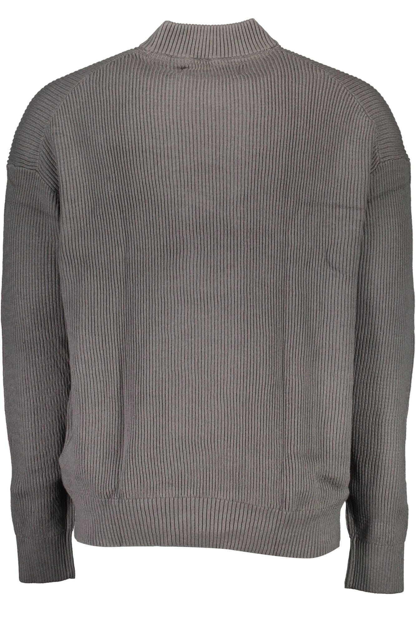 Calvin Klein Grauer Baumwollpullover für Männer