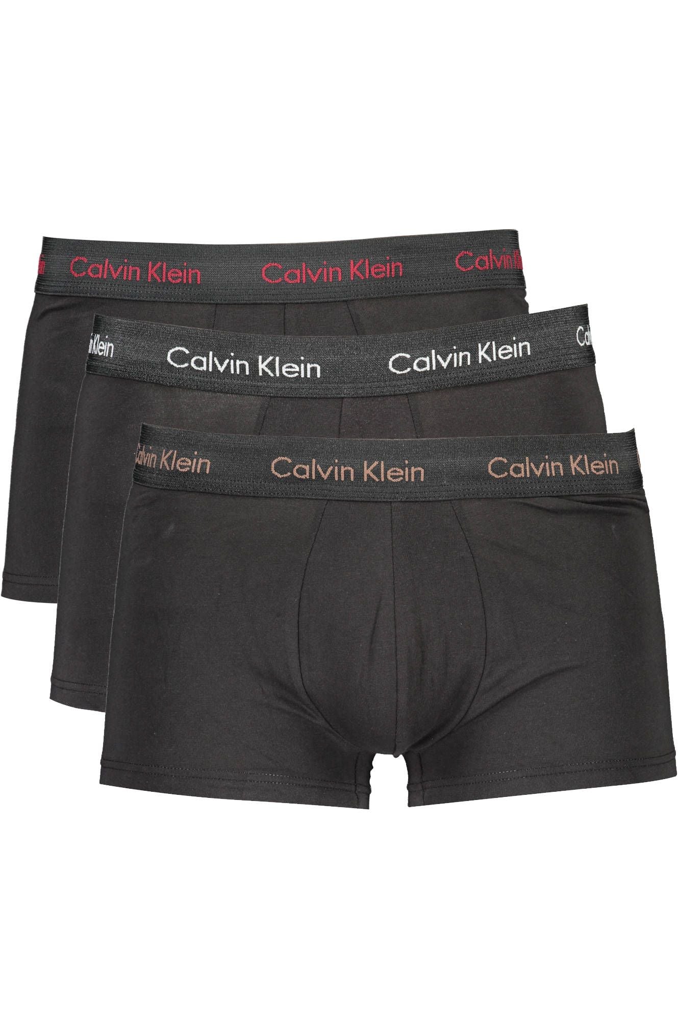 Calvin Klein Schwarz Baumwolle Männer Unterwäsche Trunk Pack