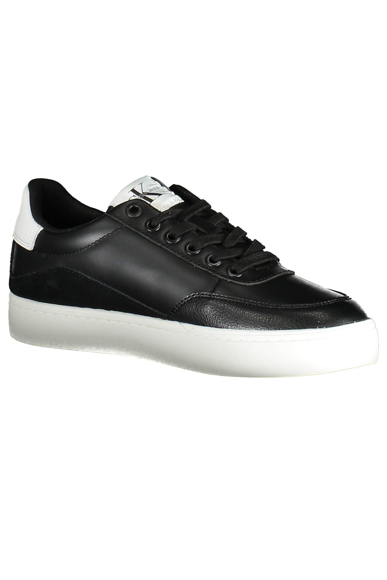 Calvin Klein Schwarzes Leder Damen Sneaker