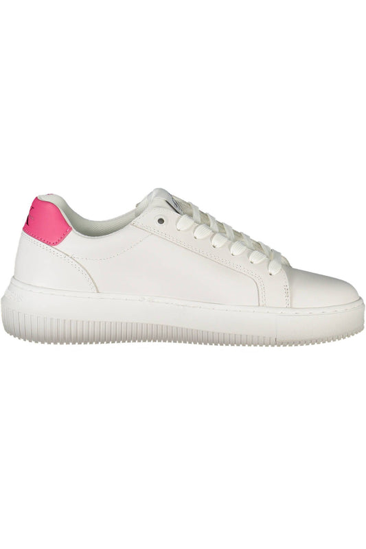 Calvin Klein Weißes Leder Damen Sneaker