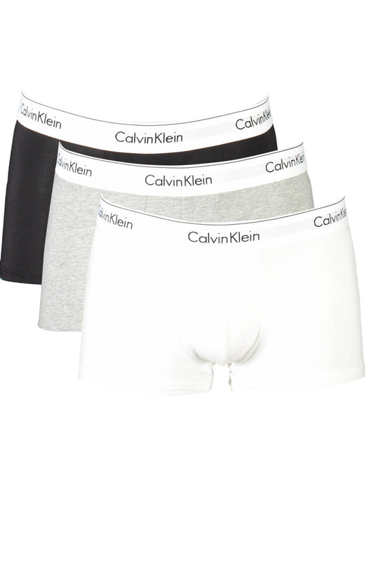 Calvin Klein Graue Baumwolle Männer Trunk