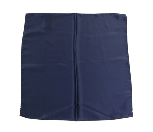 Dolce &amp; Gabbana Elegant silk pocket square in bright blue