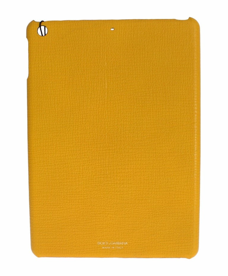 Dolce &amp; Gabbana Chic tablet bag made of yellow leather