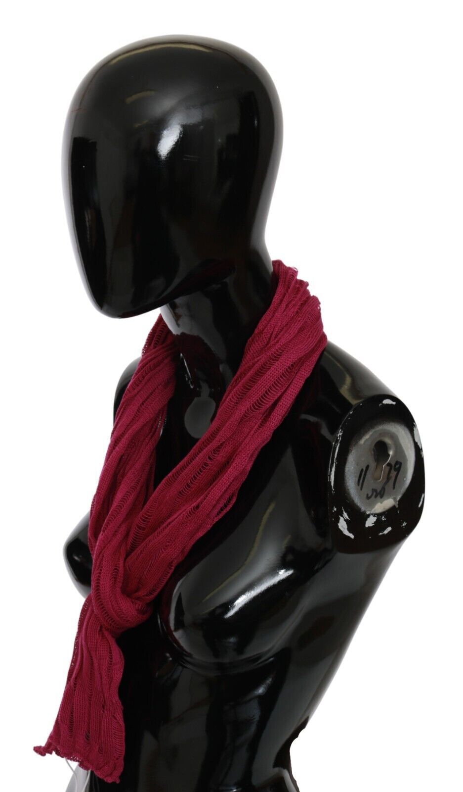 John Galliano Bordeaux Elegance Foulard -huivi