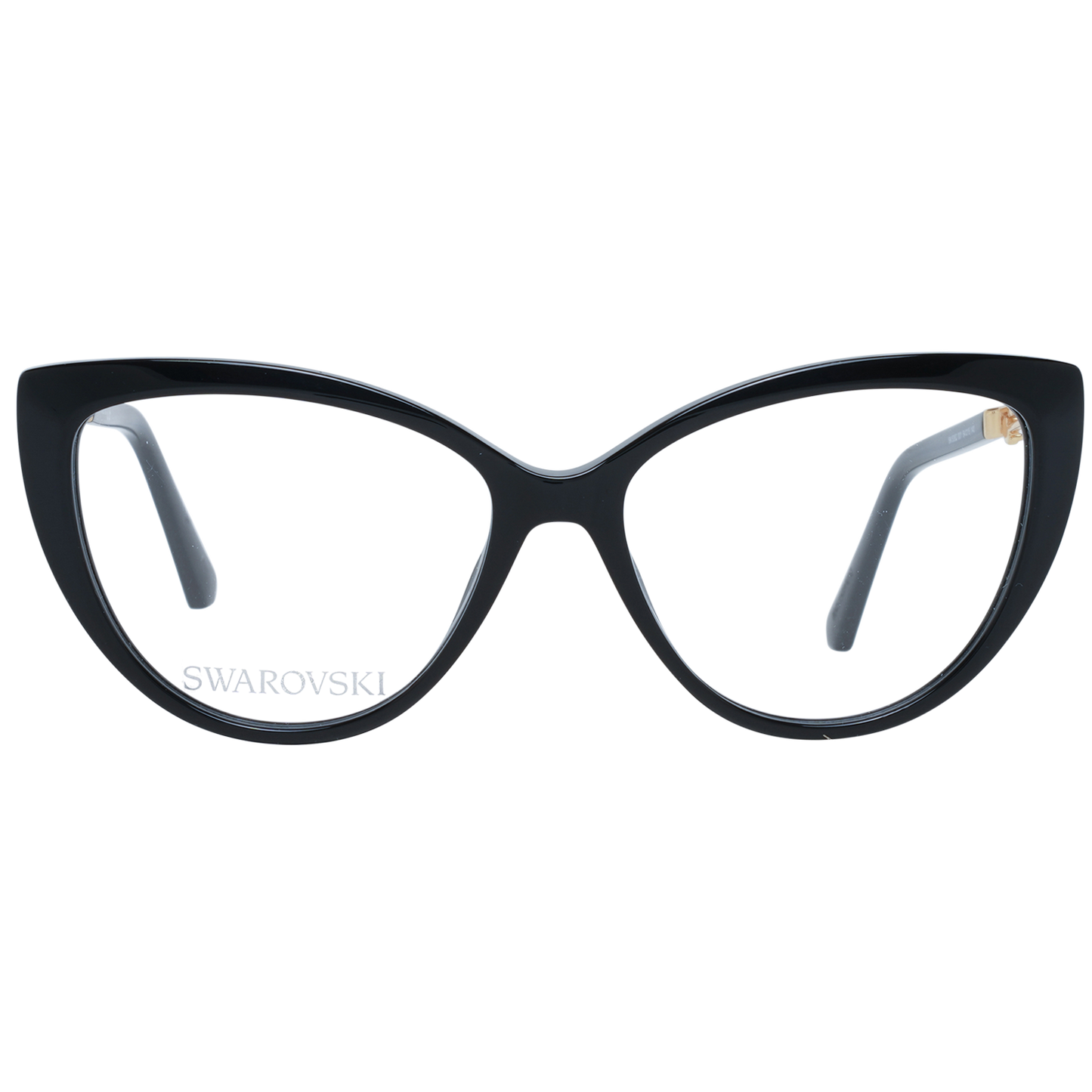 Swarovski Elegant black designer glasses with cat eyes