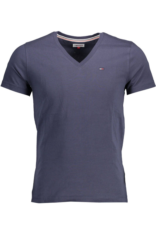 Tommy Hilfiger Blau Baumwolle Männer T-Shirt