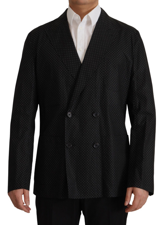 Dolce &amp; Gabbana Dotted Slim Double Breasted Blazer