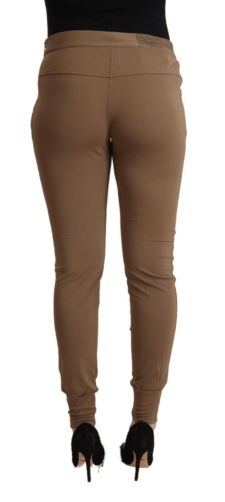 Scervino Street Chic brown tapered pants with medium waist