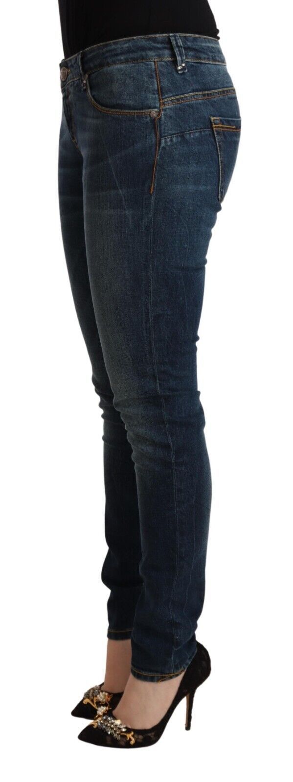 Eight Chic Slim-Fit Skinny Jeans with Low Waist